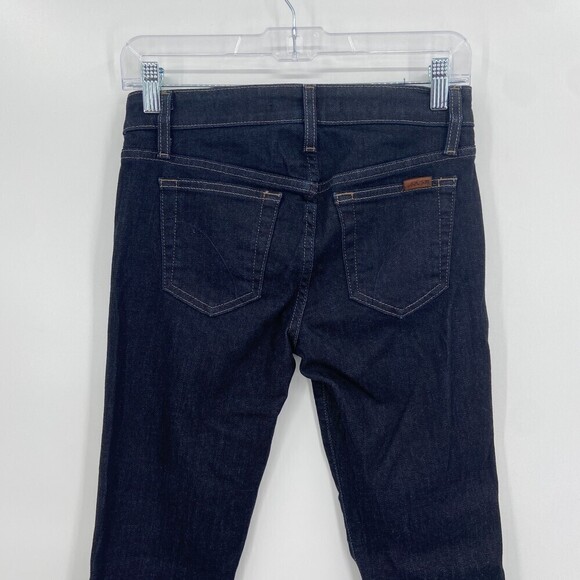 JOE'S JEANS Mid Rise Dark Wash Skinny Ankle Denim Blue Jeans Size 25 - Picture 5 of 9